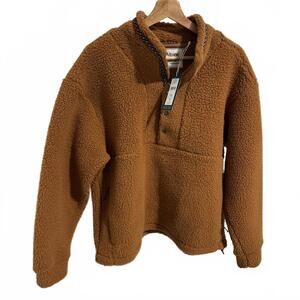 Alpine Design Brown Sherpa Fleece Pullover